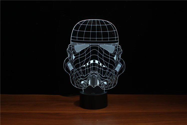 Рождественские украшения для домашнего кино Сувенир 3D светодиодный ночник