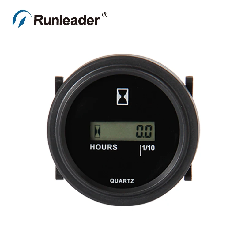 Runleader DC В 4,5-90 в сброс ЖК-дисплей круглый счетчик часов для трактора снегоход аэратор генератор Румпель ATV Снегоуборщик