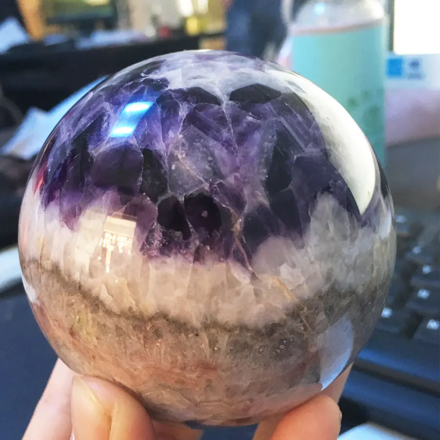

Natural Gemstone dream Amethyst crystal quartz crystal ball for home decoration