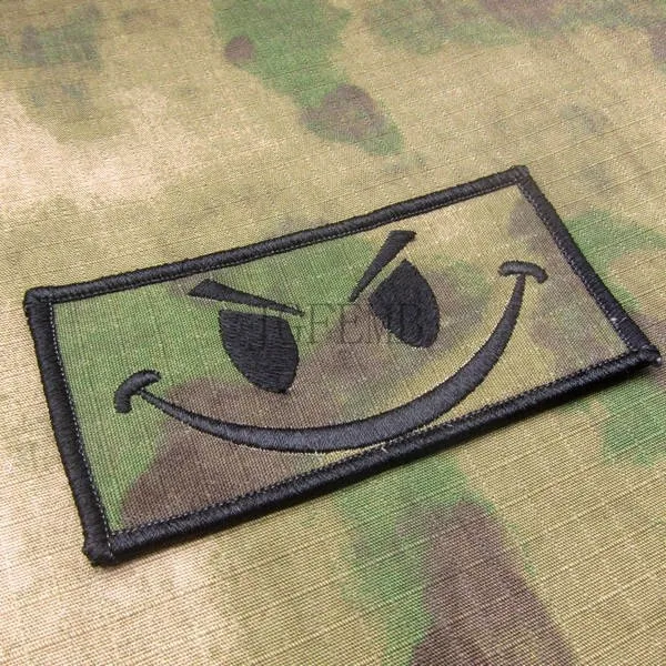 A-TACS FG DEVGRU NSWDG SealTeam6 улыбающееся лицо Военная Тактическая Боевая вышивка патч B3064