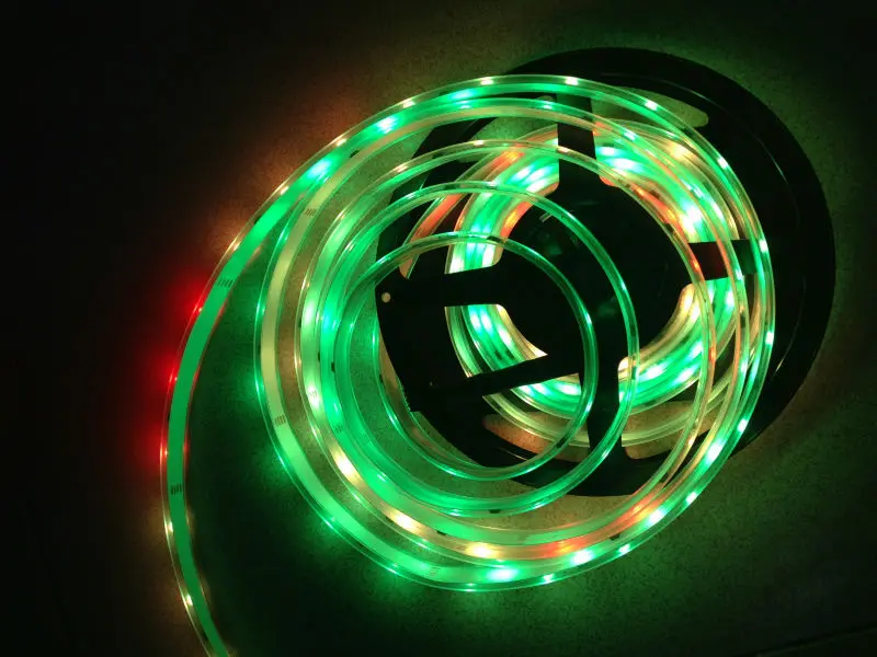 5 м Почта Китая LPD6803 Магическая Светодиодная лента 30led/m 10IC на метр IP65, силиконовая трубка