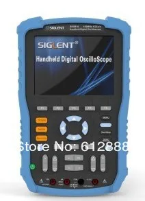 Пункт siglent shs806 60 мГц 1gs/с портативный цифровой осциллограф 2 мб глубина памяти