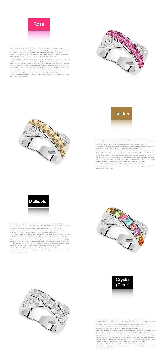 BeBella кольцо на палец с квадратным кристаллом и крестом, с кристаллами Swarovski, бренд, модное ювелирное изделие для женщин и девушек, подарок