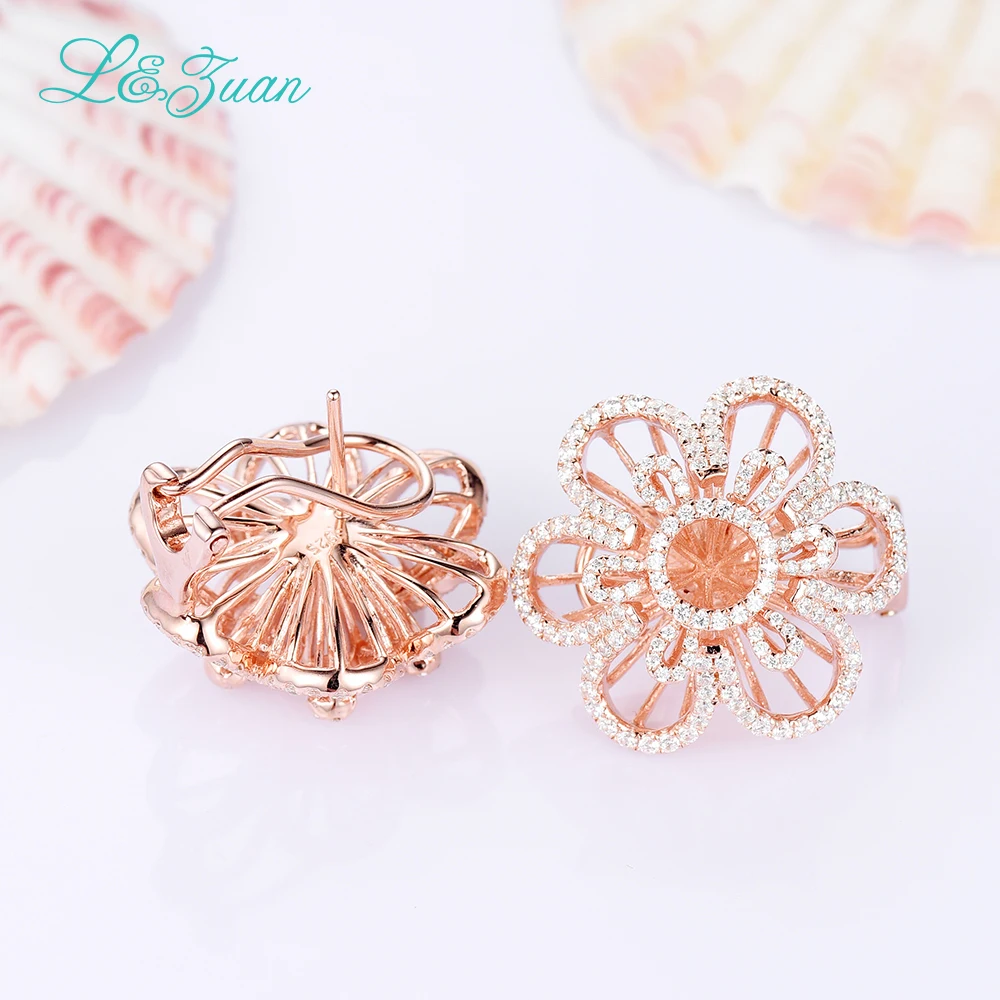 Женское ювелирное изделие из серебра 100% пробы с покрытием розового золота 925