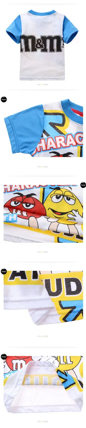 Спортивные Футболки для детей с изображением M&M's