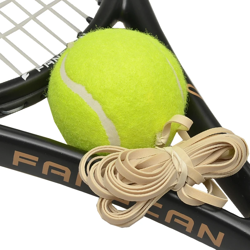 1 pc FANGCAN FCA-03 Training Tennis Ball with Yellow Flat Elastic String for | Спорт и развлечения