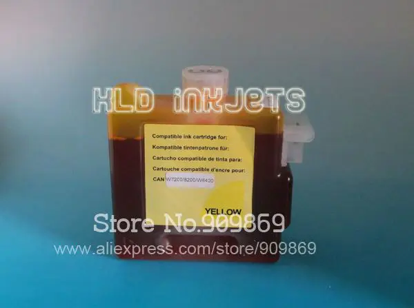 X6PCS BCI-1411 BCI1411 краски базы картридж с чернилами для W8400 W8200 W7200 широкоформатный принтер