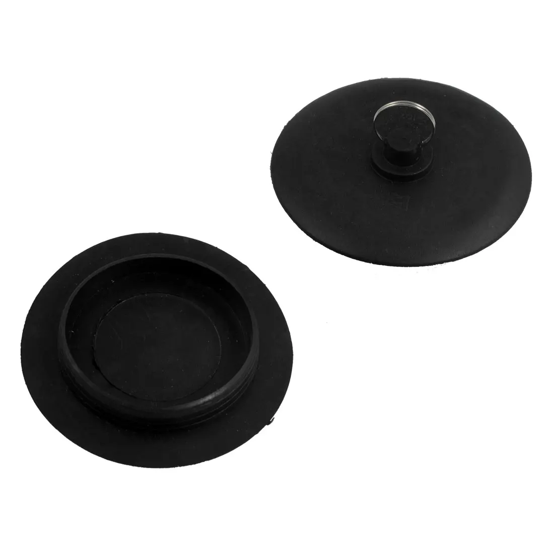 UXCELL Кухня 1.8 &quotDia Вода Раковина Plug Черный Резиновый Утилизация Пробка 2 Шт.|kitchen sink