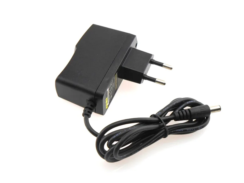 1 ШТ. 12V1A AC 100 В-240 В Конвертер Адаптер 12 в ПОСТОЯННОГО ТОКА 1A 1000mA Питания ЕС Plug 5.5 мм х