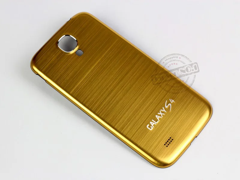 Для samsung I9600 G900H G900F Galaxy S5 SIV металлический чехол-накладка на заднюю батарею для замены золотого цвета