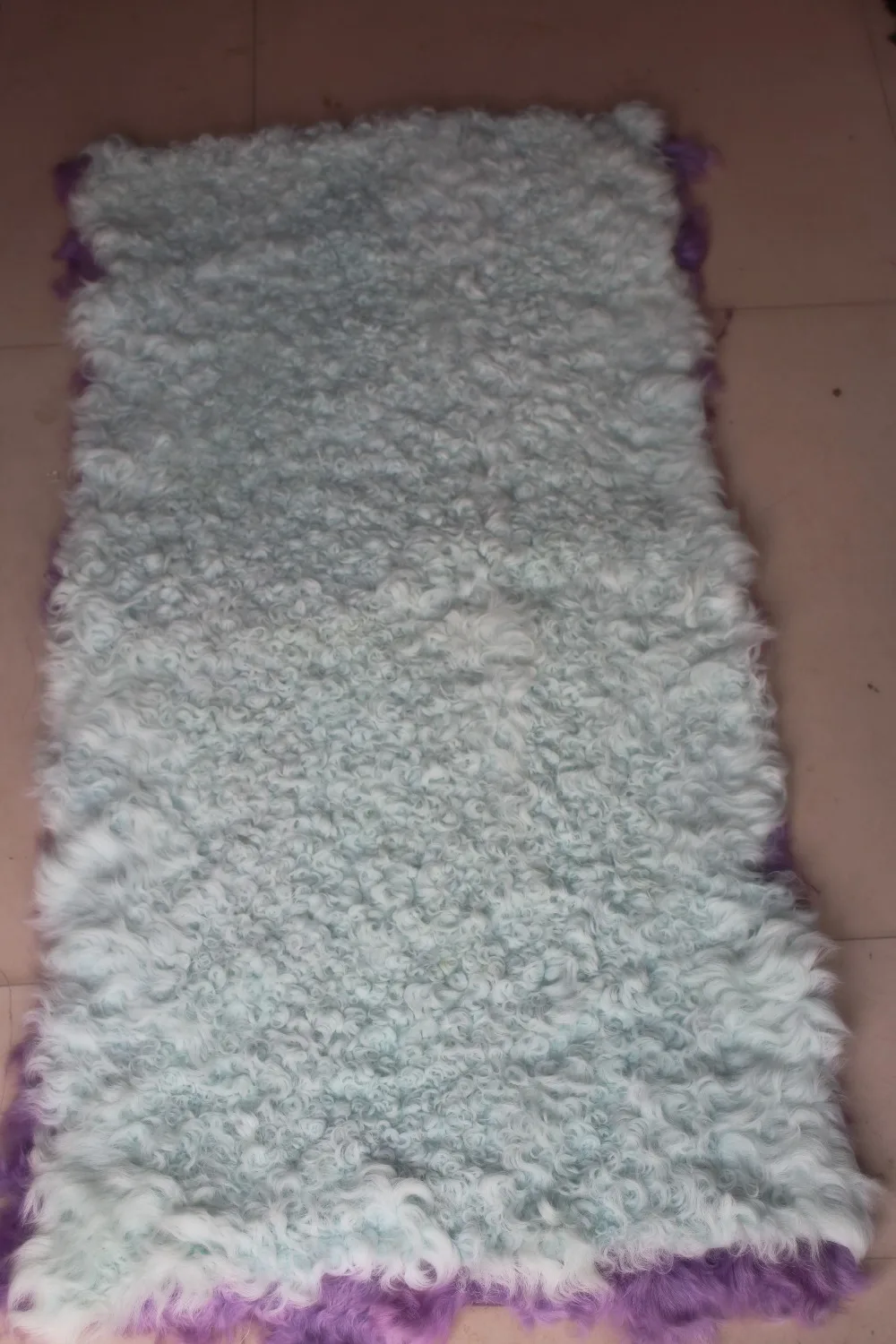 Top Quality and factory Price little lamb short curly hair Fur Skin plate | Дом и сад