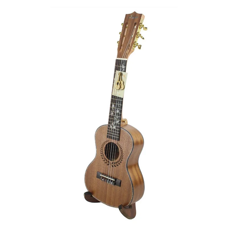 28 &quotKasch MGH 26 Сапеле гитара укулеле концерт Wood инструмент мини ручной работы +