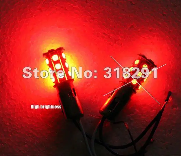 Тип 2835 12SMD Автомобильные тормоза поворота сигнальный светодиод 1157 ba15s sinicone лампочка