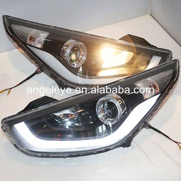 

For HYUNDAI Tucson IX35 Headlight LED strip Head Lamp 10-13 YZ