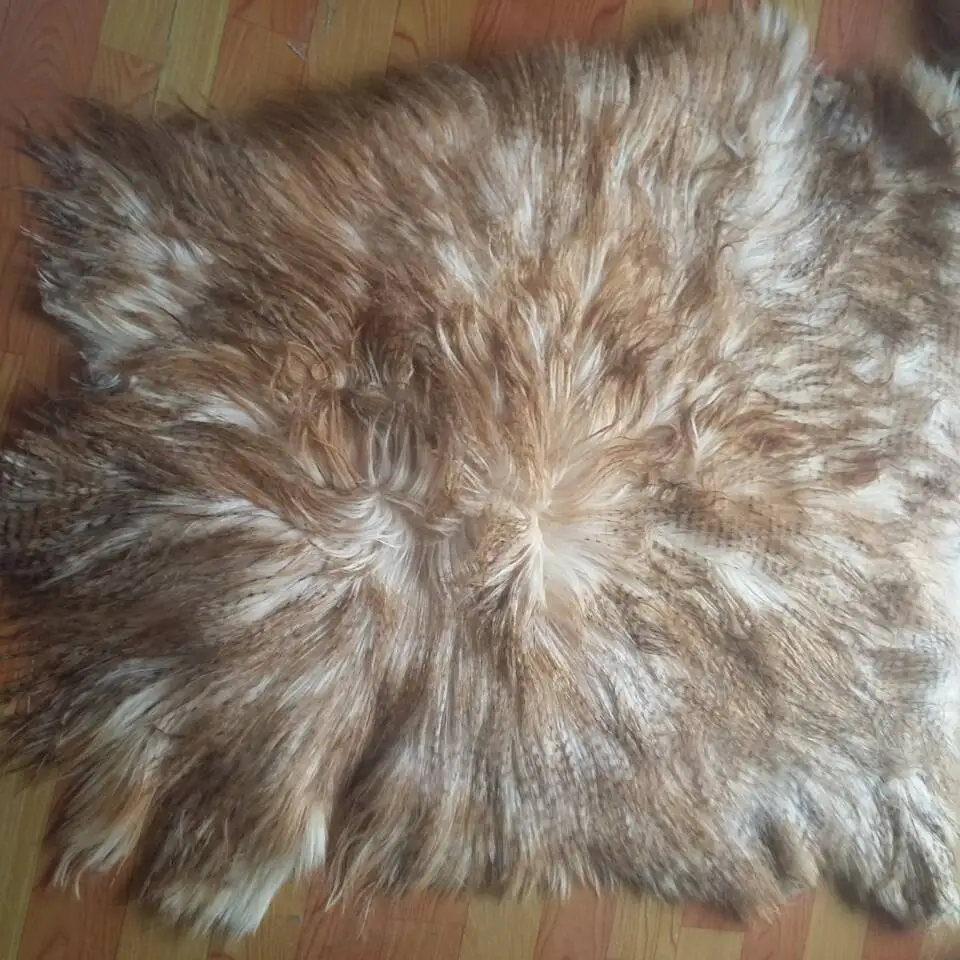 Пластина из тибетской овчины/Тибетский длинный мех козьей шерсти/длинный шерсти