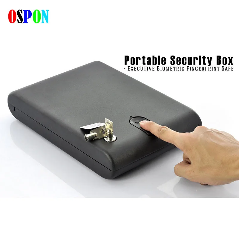 Сейф для отпечатков пальцев твердый стальной ключей пистолетов ценностей