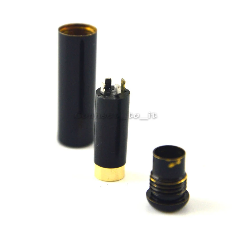 100 Pieces Headphone Adapter DIY 3.5mm Jack 3.5 mm Female Stereo Audio Connector 3 pole 4 tracks For 4mm Cable |
