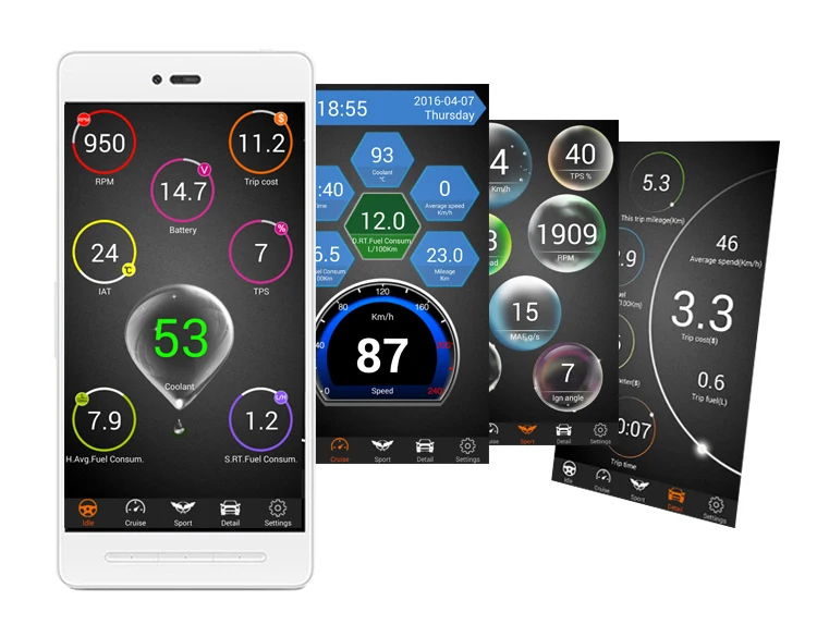 V-checker Bluetooth HUD H501 +Free shipping |