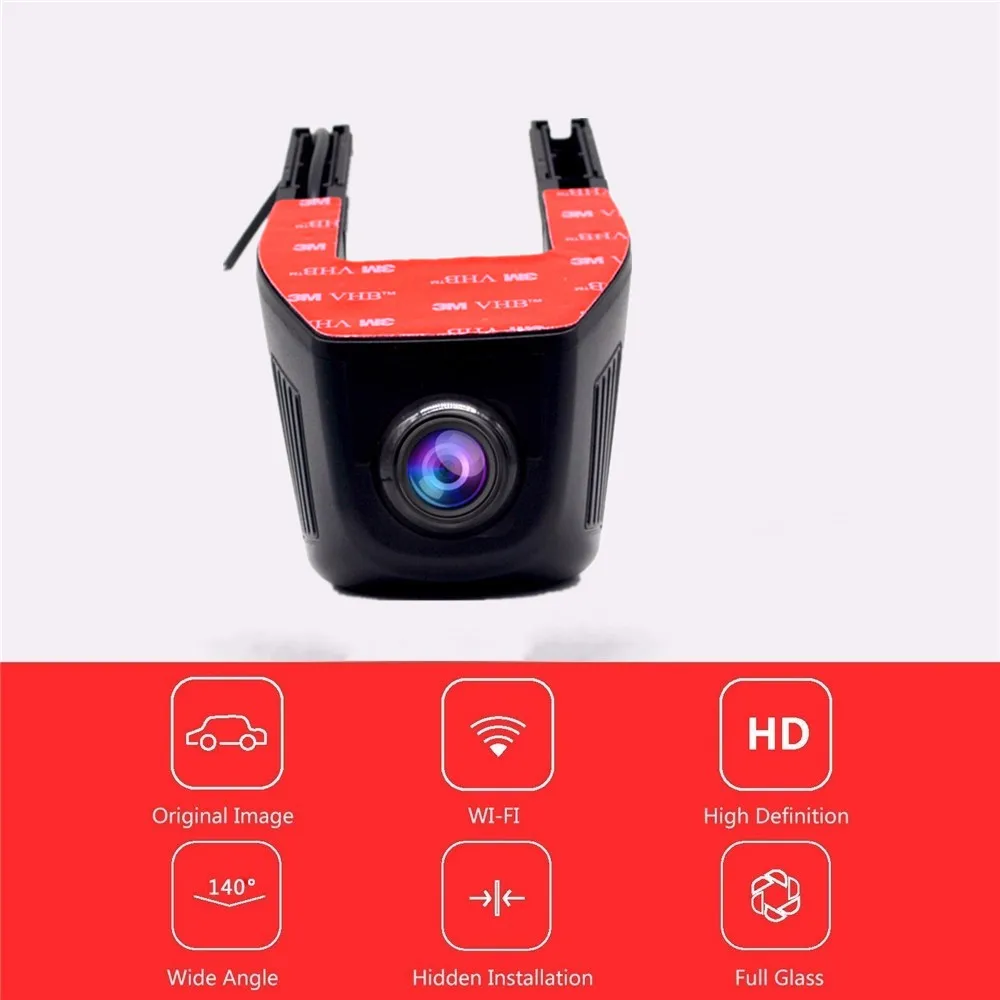 Fonwoon Wifi Автомобильная камера видео рекордер мини Автомобильный видеорегистратор Full HD 1080P двойная камера видеорегистратор Автомобильный Регистратор черный ящик
