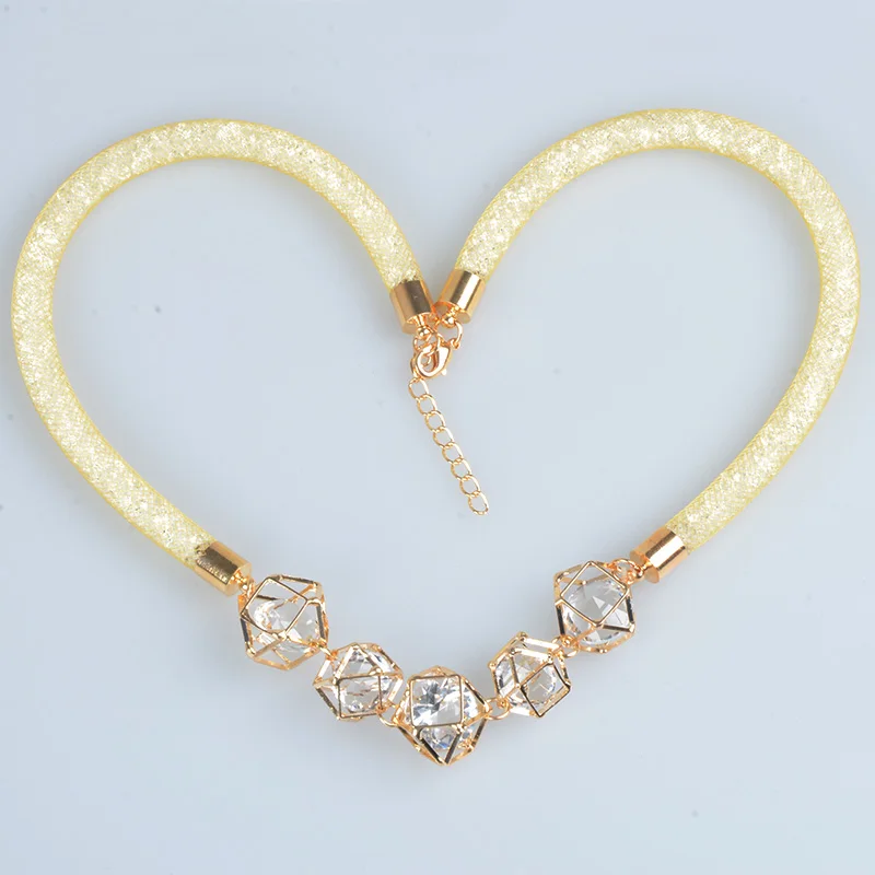 LFPU высокого качества 3 вида стилей с украшением в виде кристаллов кулон ожерелье