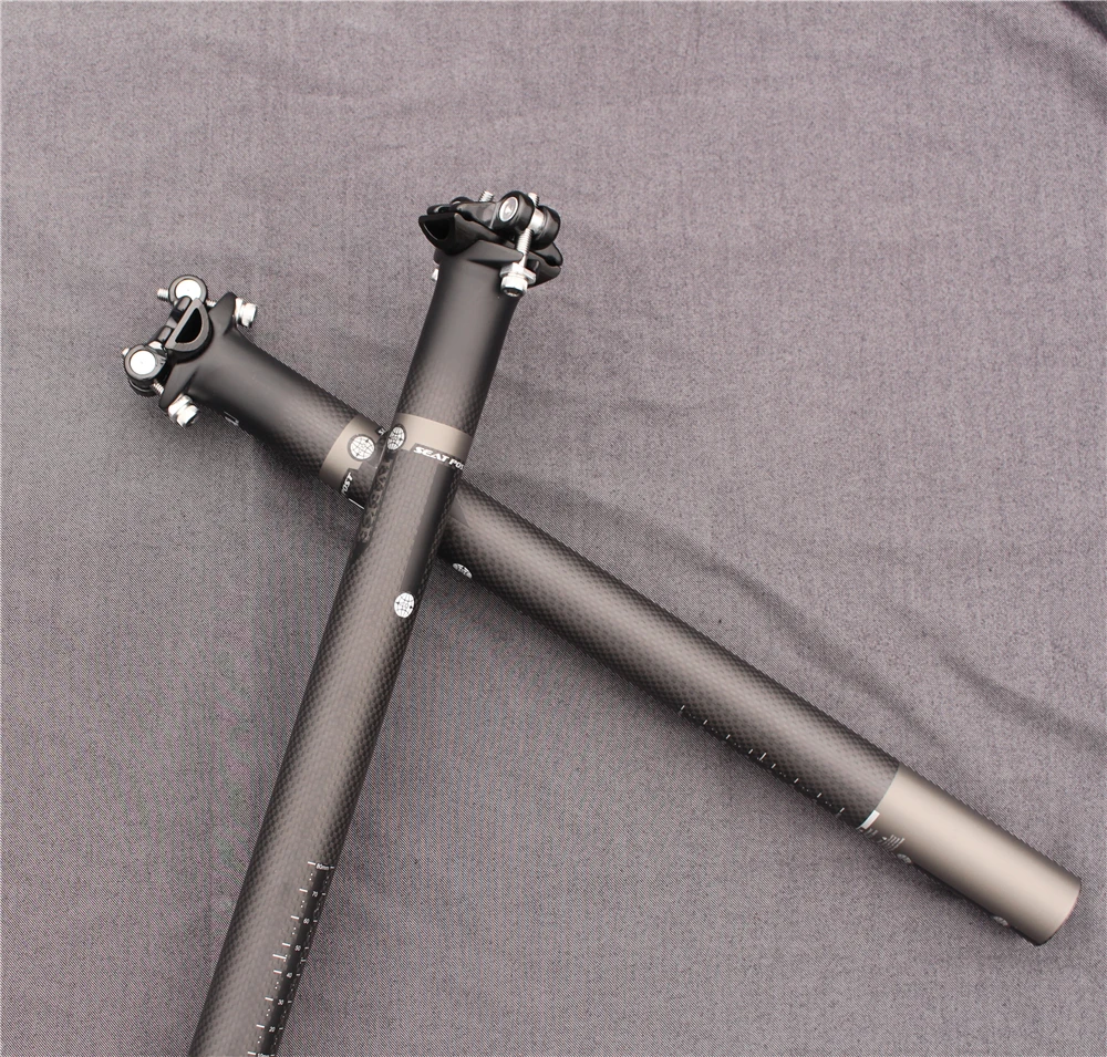sale new IVEKE 0MM carbon seatpost 27.2/30.8/31.6*350/400mm bike partsmtb seat post road | Спорт и развлечения