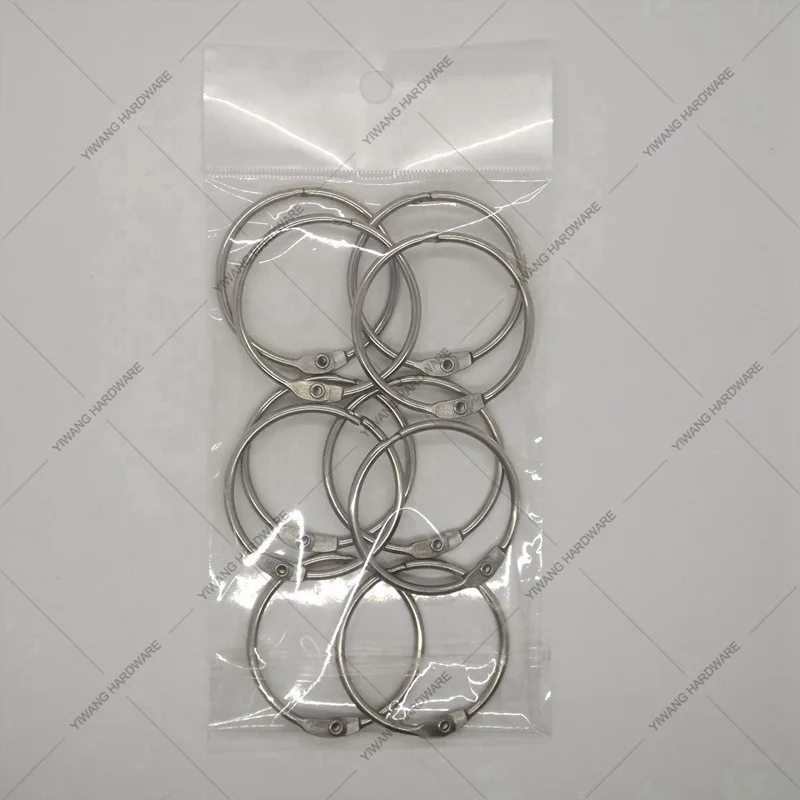 

Manufacturer direct Aliexpress sales well O ring 10pcs/package hanging ring nickel plating collection ring book ring