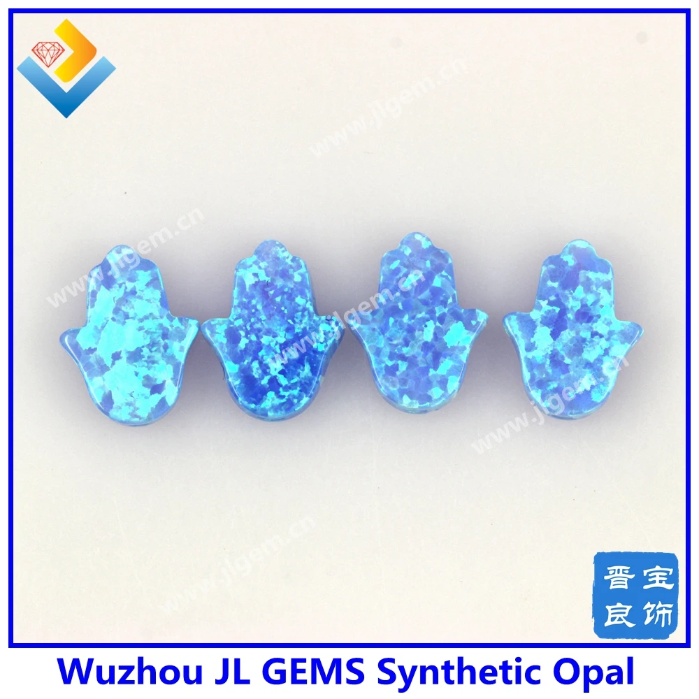 (10 шт./лот) Бесплатная доставка OP06 светильник синий 8*10 мм синтетический опал