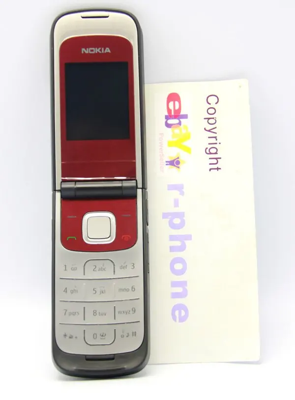 Nokia 2720 складной мобильный телефон 2G GSM трехдиапазонный разблокированный красный мобильный телефон и подарок и один год гарантии