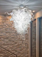 home decoration contemporary hand blown glass modern chandelier 2016