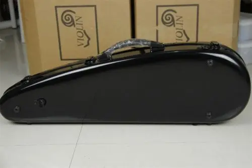 

High Quality Violino Violin Fiddle 4/4 Full Size Fiber Glass Black Case Bag Bow Holders & Straps Accessories