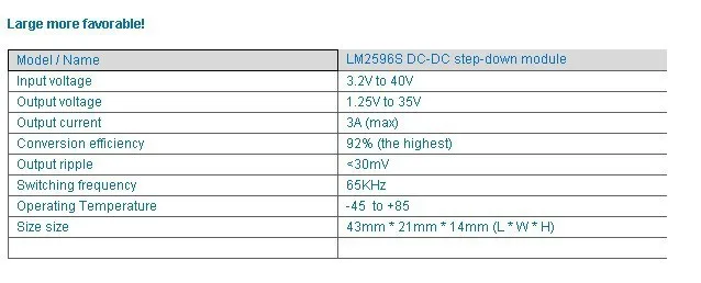 20 шт./лот LM2596 LM2596S DC-DC 3-40 в Регулируемый понижающий модуль питания, высокое качество