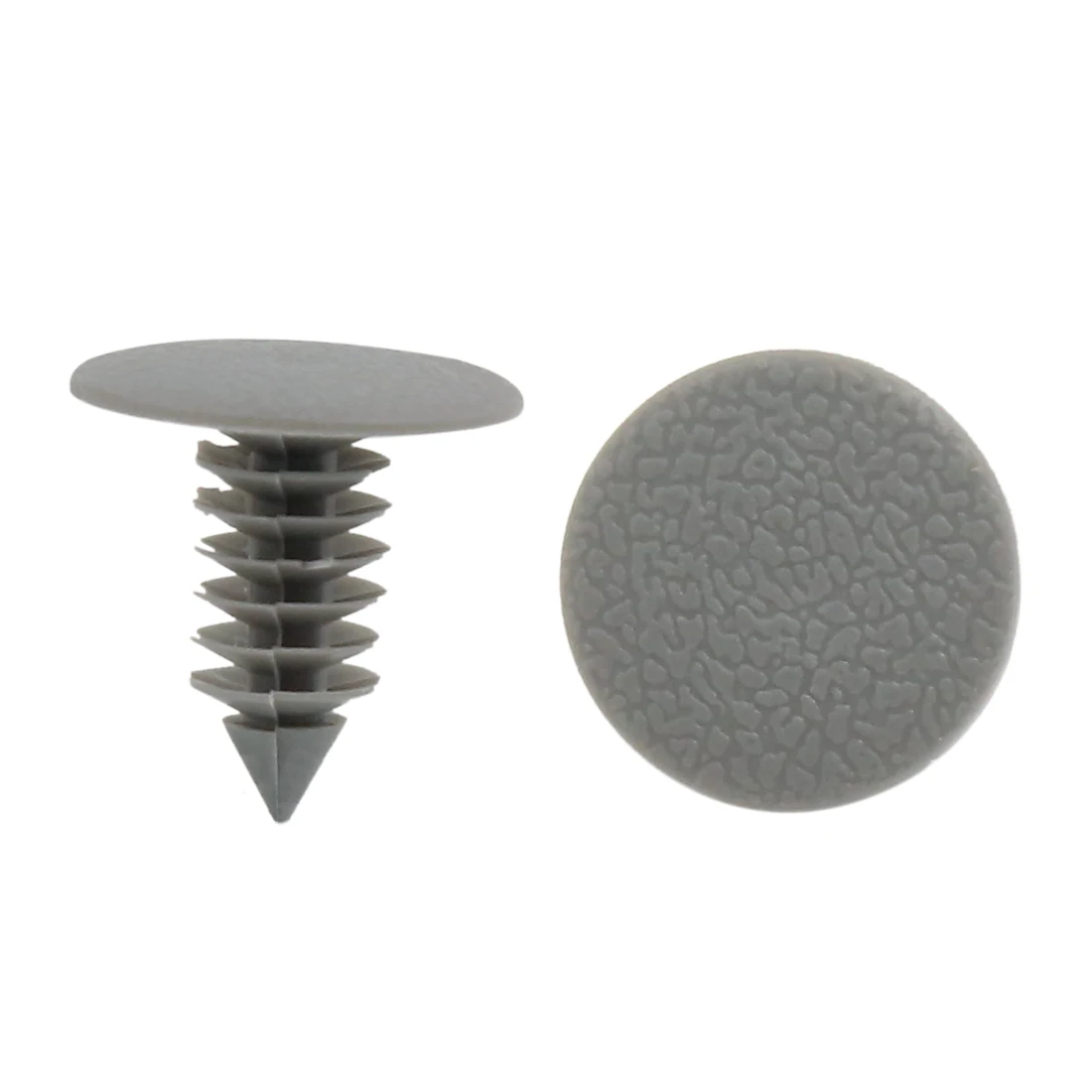 X Autohaux 50 шт. серый пластиковый дверной бампер с зажимом заклепками 9 мм для авто