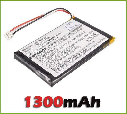 Аккумулятор Cameron Sino gps Fit TomTom GO 920920 T(1300 mAh, AHL03713100