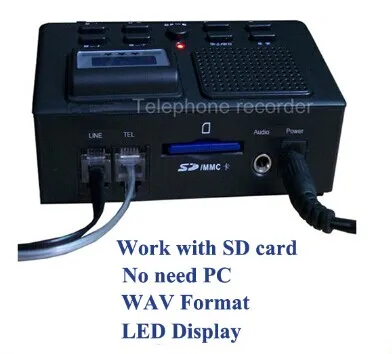 Мини Цифровой диктофон с функцией записи телефонных разговоров ЖК дисплей для