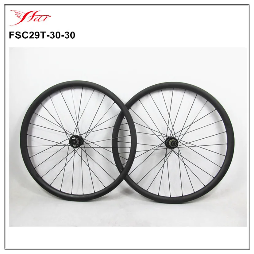 

Farsports 29er Углеродные горные колеса 30 мм Углеродные mtb колеса для AM & XC версии, без внешних отверстий, Novatec втулки mtb
