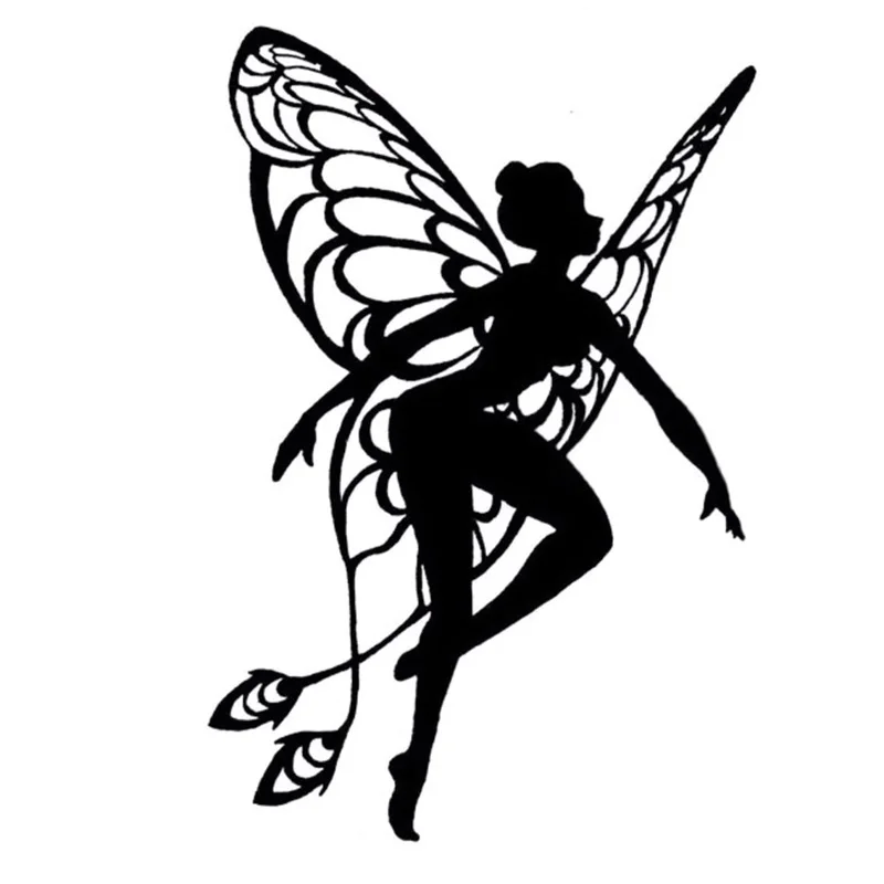 15*22 2 см прекрасная красивая Бабочка Фея наклейки на автомобиль стайлинга