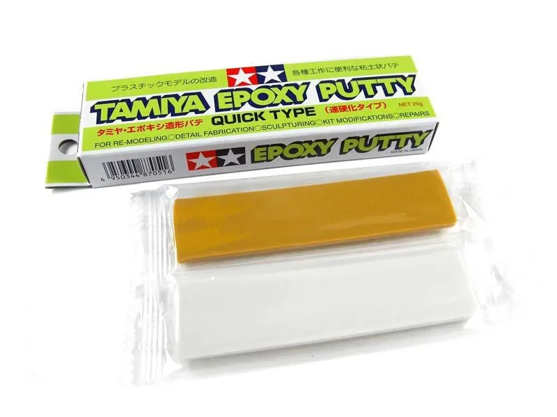 Tamiya 87051 Быстрый Сухой Тип AB/эпоксидная шпатлевка 25 г Модель Ремесло Инструменты Быстросохнущий наконечник