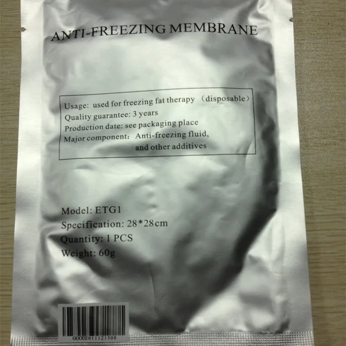 Антифризная Мембрана для замораживания жира терапия охлаждающие прокладки антифриз охлаждения пропитанная гелем пленка 50 шт. в лоте