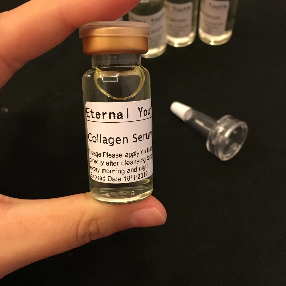 5x10 мл мощная коллагеновая Сыворотка для роста жидкость укрепляющая лифтинг лица