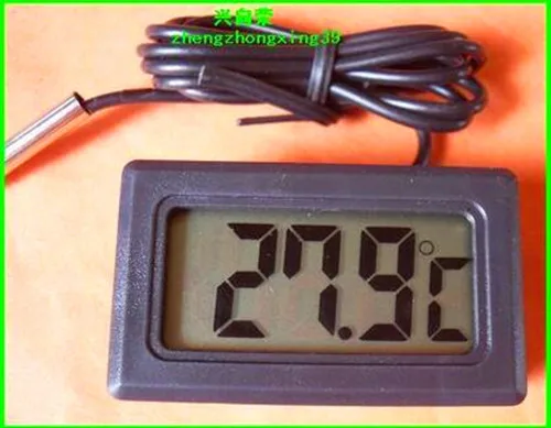 Бесплатная Доставка! Электронный цифровой дисплей Морозильный термометр