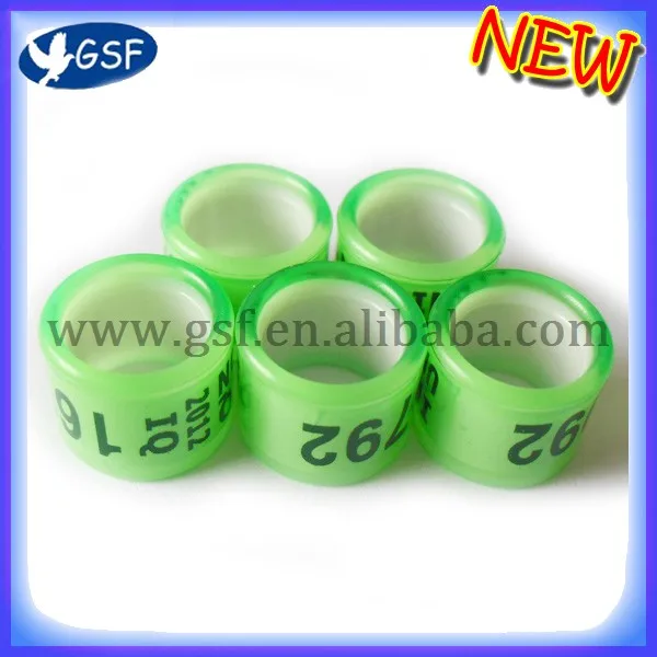 Высокое качество Пластиковые голубь птица ножка кольцо тег с индивидуальным