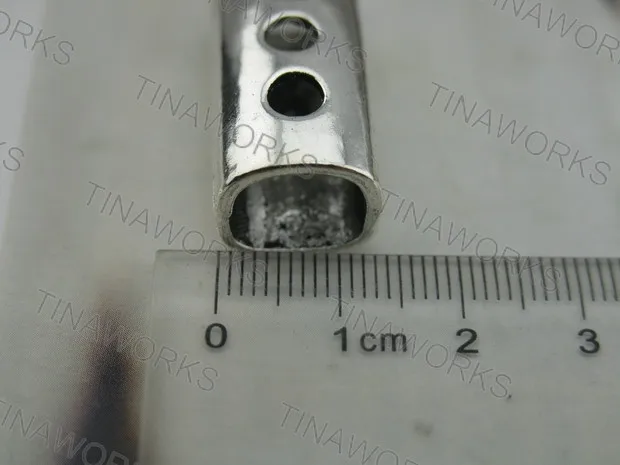 20 шт антикварно-серебряная фурнитура для солодки Кожа 10.5mmx6.3mm- PAT106AS