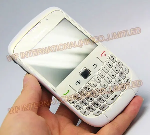 Смартфон BlackBerry 8520 Curve, разблокированный 3g wifi Bluetooth 8520, мобильный телефон и белый