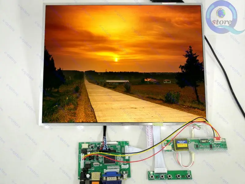 HDMI+ VGA+ AV ЖК-контроллер комплект для LG LP150X08(TL)(A2) 1" LP150X08-TLA2 1024X768