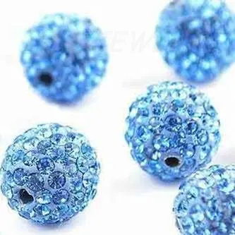 Дешево! 1000 шт./лот 10 мм смешанный цвет 25 Цвет Micro Pave CZ дискобол, бусины, кристалл браслет бусина Шамбала