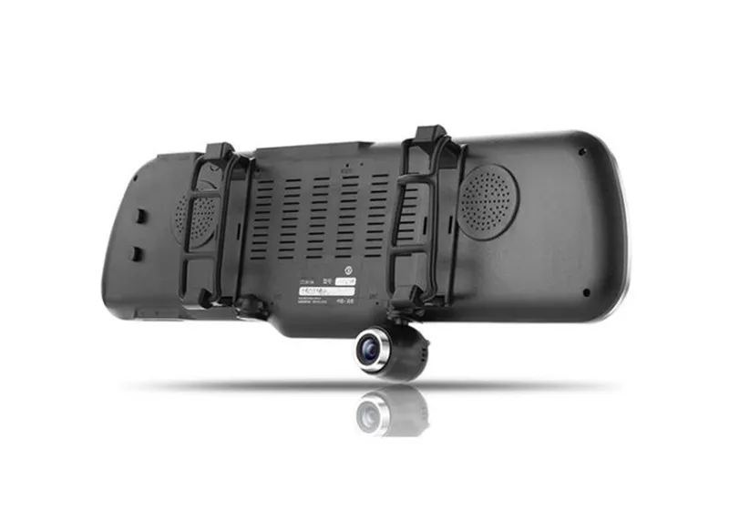 Ecartion " Автомобильный видеорегистратор gps навигация Wifi Android Full HD 1080P автомобильная камера с двумя объективами парковочное зеркало заднего вида камера видео рекордер