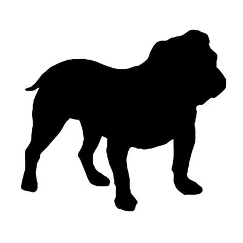 12*10 7 см наклейка с английским бульдогом для домашних животных модные стильные