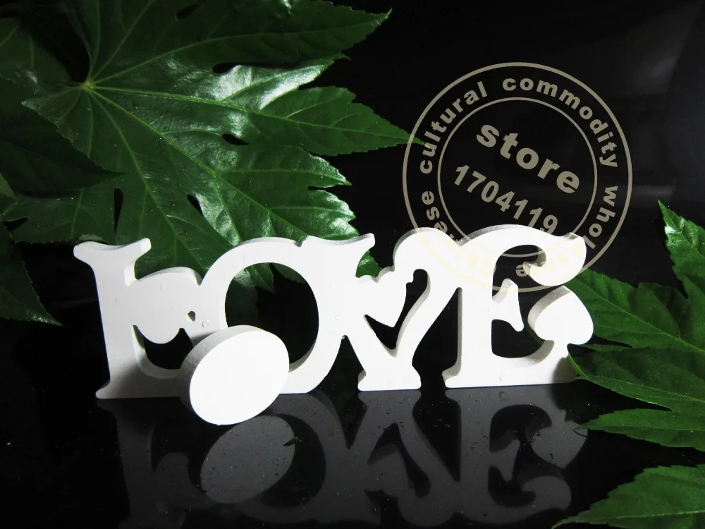 Комбинированные буквенные надписью Love из Искусственного Дерева деревянные