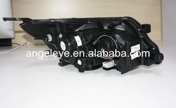 Для Subaru Forester светодиодный Ангельские глазки налобный фонарь с линзы проектора Bi