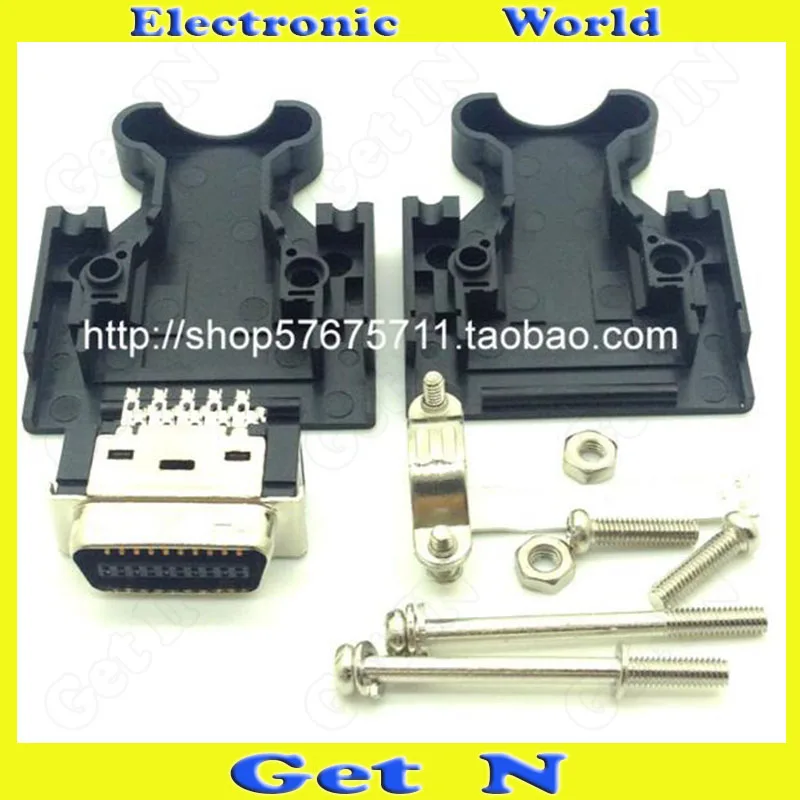 10 шт. SCSI коннектор CN20 штекер пластиковый винт тип 20P Weldin адаптер|adapter connector|adapter